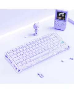 GravaStar Mercury V75 75% Hall Effect Magnetic Switch Gaming Keyboard - Lavender Purple