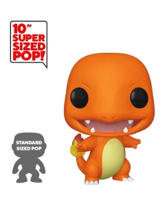 Funko POP Games: Pokemon- 10" Charmander- EMEA