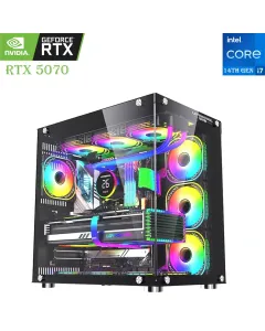 Gaming Pc Wjcoolman Intel Core I7 - 14th Gen Rtx 5070 12gb, 2tb Ssd, 16gb Ram