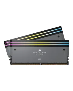Corsair Dominator Titanium RGB DDR5 RAM 96GB (2x48GB) 6000MHz CL30-36-36-76 1.40V AMD Expo Intel XMP 3.0 Desktop Computer Memory – Gray