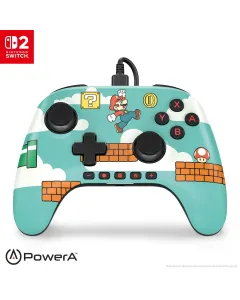 PowerA Advantage Wired Controller for Nintendo Switch 2 - Mario Time