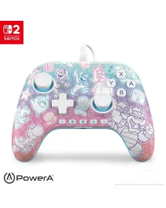 PowerA Advantage Wired Controller for Nintendo Switch 2 - Mushroom Kingdom