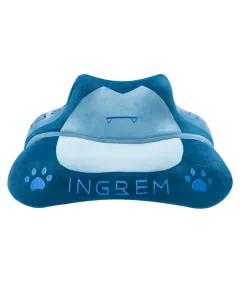Ingrem Fat Cat Pillow - Blue