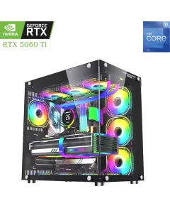 Gaming Pc Wjcoolman Ufoii Core I7 - 12th Gen Rtx 5060 Ti 8gb, 1tb Ssd, 16gb Ram