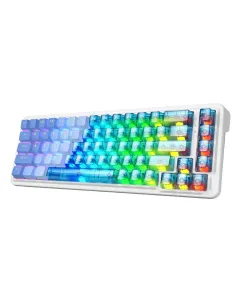 Redragon NOVA K709 HE Rapid Trigger Gaming Keyboard (Transparent Blue Keycaps)