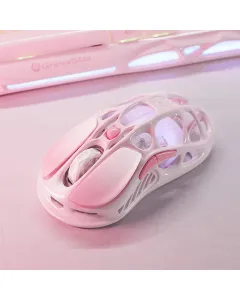GravaStar Mercury M1 Pro Wireless Gaming Mouse - Sakura Pink