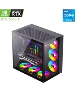 Gaming Pc Hestart Core I5-14th Gen Rtx 5060 Ti Oc 8gb, 1tb Ssd, 16gb Ram