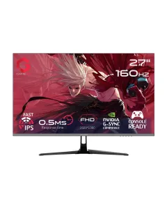 GAMEON GOES27FHD160IPS Essential Series 27" FHD, 160Hz, MPRT 0.5ms, HDMI 2.1, Fast IPS Gaming Monitor (Supports PS5) - Black