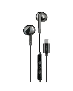 Powerology Type-C Stereo Earphones - Black