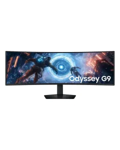 Samsung Odyssey G9 G91F 49" DQHD (5120 x 1440), VA Panel, 1ms(GTG), 144Hz, VESA DisplayHDR 600, AMD FreeSync Premium Pro, HDMI 2.1, Ergonomic Stand, 1000R Curved Gaming Monitor LS49FG910EMXUE