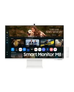 SAMSUNG M8 M80F 4K Samsung Vision AI Smart Monitor, 32" VA Display, 4K Resolution, 60Hz Refresh Rate, 4ms (GTG) Response Time LS32FM801UMXUE