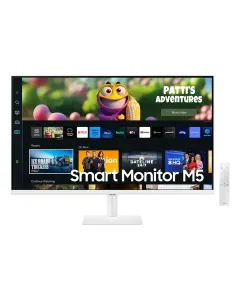 Samsung LS27CM501EMXUE M5 Smart Monitor - 27.0" VA FHD / 4ms / USB / HDMI / Wi-Fi / Bluetooth / White - Monitor LS27CM501EMXUE
