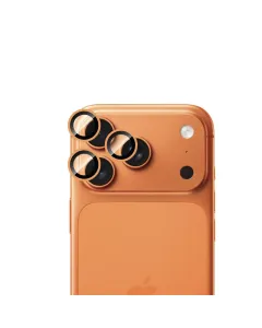 Eltoro Indivual Ar Metal Rings Camera Lens Protector for iPhone 17 Pro / Pro Max - Orange