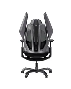 GamerTek Final Boss Gaming Chair - Black & Grey