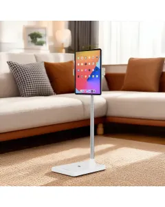 Porodo 360° Multifunctional Phone & Tablet Holder with Extebdable Pole - White