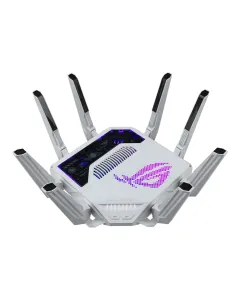 ASUS - ROG Rapture GT-BE19000AI Tri-Band Wi-Fi 7 Gaming Router - White