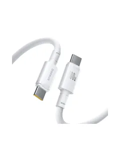 Baseus New Braided Cable USB-C to USB-C 100W 2m - White