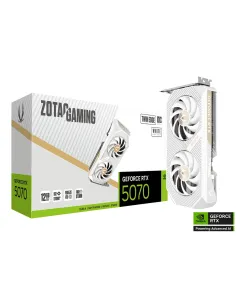 ZOTAC GAMING GeForce RTX 5070 12GB Twin Edge OC Graphics Card - White