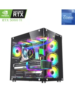GAMING PC WJCOOLMAN Core i7 12th Gen | RTX 5060 Ti 8GB | 16GB DDR5 | 1TB SSD | Black
