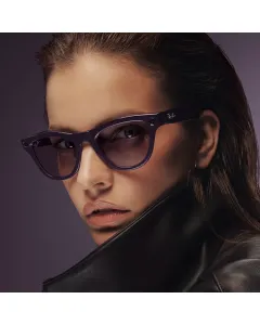 Meta Ray-Ban Skyler Gen 2 RW4012 – Shiny Mystic Violet Frame | Clear/Amethyst Transition Lenses