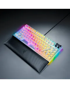 Razer BlackWidow V4 75% Mechanical Gaming Keyboard — Phantom White (US Layout)