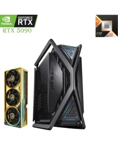 Gaming Pc Asus Amd Ryzen 9 Rtx 5090 32gb – Dhahab Edition, 2tb Ssd, 64gb Ram