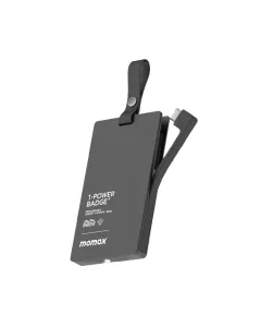 Momax 1-Power Badge+ Emergency Power Bank With Find My Locator