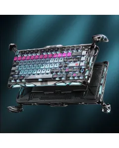 GravStar Mercury V75 Pro 75% Hall Effect Magnetic Switch Gaming Keyboard - Cyberpunk