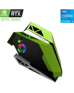 Gaming Pc Lovingcool Intel Core I5-14th Gen Rtx 5060 8gb, 1tb Ssd, 16gb Ram Green