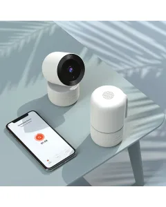 Powerology Indoor PTZ Smart Camera - White PSM015