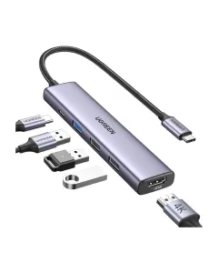 Ugreen Usb C Hub, 5-in-1 Usb C Multiport Adapter