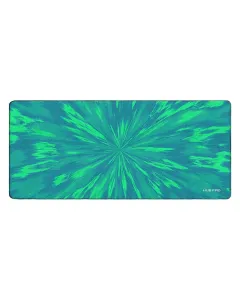 Huepad Isoflow Series Premium Gaming Mouse Pad, Xl Desk Pad With Carry Case Tube 90x40 Cm - Hyperjump-atomic Green