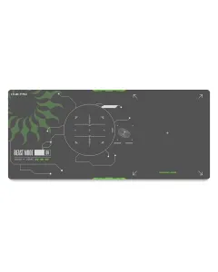 Huepad Halo Series Premium Gaming Mouse Pad, Xl Desk Pad With Carry Case Tube 90x40 Cm - Beast Mode