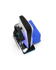 Porodo Gaming Multi-function Ps5 And Headphone Cooling And Charging Hub - Black/white