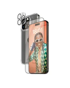 Panzerglass 3-in-1 Pack Iphone 15 Pro Max 6.7 Inch 360 Bundle With D30 - Clear