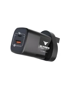 Eltoro Power Plug+ 35w Pd3.0 Qc3.0 -black