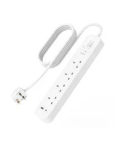 Belkin Connect Surge Protector With Usb-c And Usb-a Ports (4 Outlet With 1 Usb-c & 1 Usb-a)