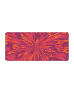 Huepad Isoflow Series Premium Gaming Mouse Pad, Xl Desk Pad With Carry Case Tube 90x40 Cm - Hyperjump-lava