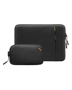 Tomtoc Versatile A13 Laptop Sleeve & Accessory Pouch For 16" MacBook Pro/Laptops - Black