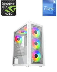 Twisted Minds Intel Core I5-12th Gen Rtx 4060 Gaming Pc - White