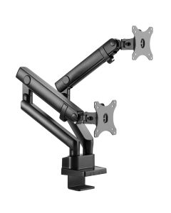 Twisted Minds Dual Monitors Aluminum Slim Spring-Assited Monitor Arm-Black - TM-20-C012P