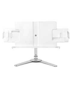 UPERGO AP-7VB Portable Adjustable Aluminum Book Holder/Stand - Silver