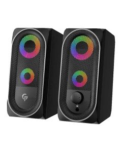 Porodo Stereo Gaming Speakers 10W – Black