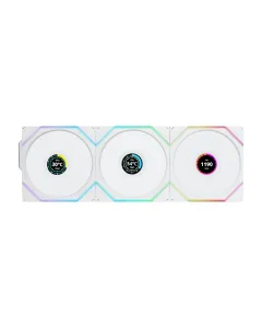 Lian Li Uni Fan Tl-lcd Wireless 120mm Argb Case Fans With 1.6" Lcd Screen (3 Pack) - White