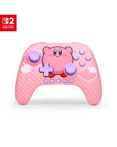 Power A Advantage Wireless Controller - Kirby Puff For Nintendo 2