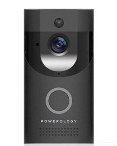 POWEROLOGY SMART VIDEO DOORBELL-BLACK