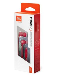 JBL TUNE110 IN-EAR HEADPHONE - RED