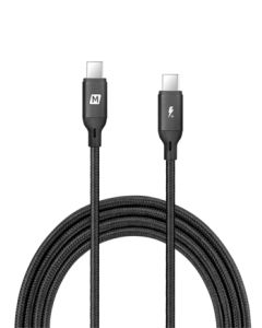 MOMAX GO-LINK USB-C TO USB-C PD CABLE 2M - BLACK