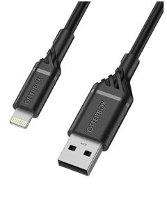 OTTERBOX LIGHTNING TO USB-A CABLE 1M - MATTE BLACK