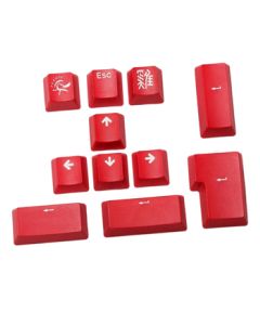 DUCKY 11-KEY DOUBLE SHOT COLOR KEYSET-RED